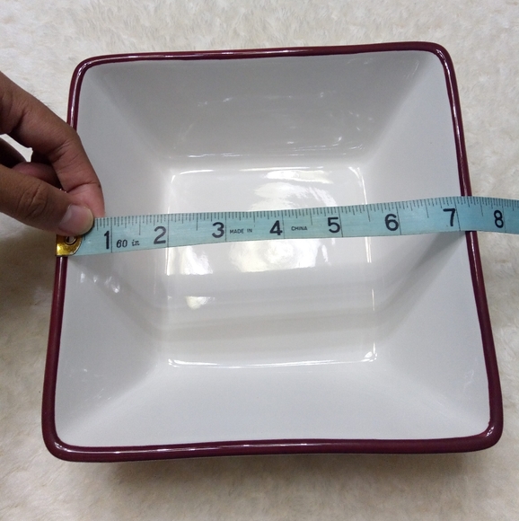 Pampered Chef Stripes Simple Additions Serving Dis - Picture 3 of 5